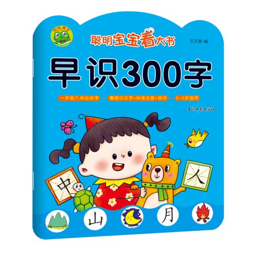 早识300字(2-5岁适用)/聪明宝宝看大书 商品图0