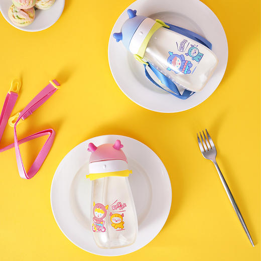 乐扣乐扣可爱小怪兽儿童水杯450ml ABF910 商品图1