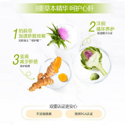 Swisse斯维诗奶蓟草片 加班熬夜常备营养120粒 天然 商品图2