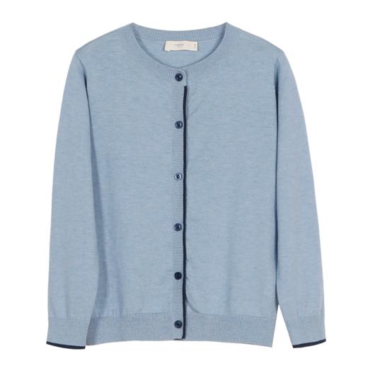 mettekids儿童毛衣2022春季新款女童公主时尚针织开衫男童打底衫 商品图5