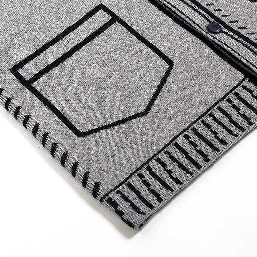 mettekids儿童针织衫2022春季新款男童大童撞色毛衣儿童棉打底衫 商品图7