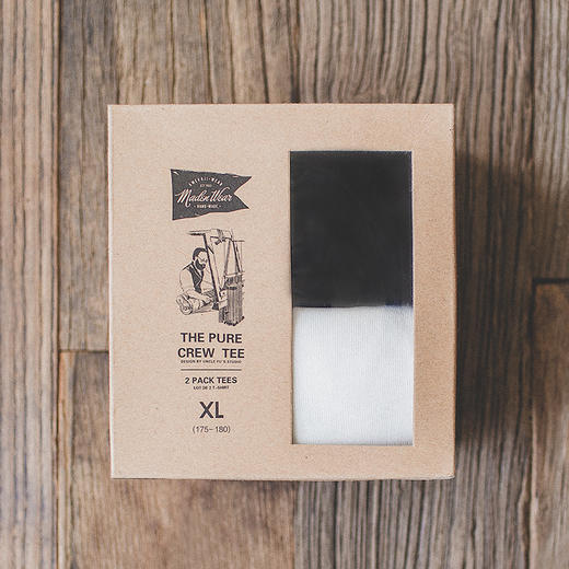 马登工装 美式复古白色t恤内搭短袖打底衫上衣男体恤 商品图8