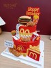 1027CAKE |  一起吃麦当劳吧 有鸡腿哒  趣味蛋糕 翻糖装饰 双层 商品缩略图1