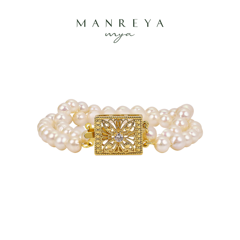 Manreya玛芮雅「梦幻仙踪」法式双层淡水ak手链