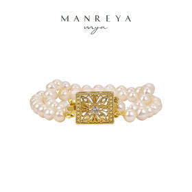 Manreya玛芮雅「梦幻仙踪」法式双层淡水ak手链