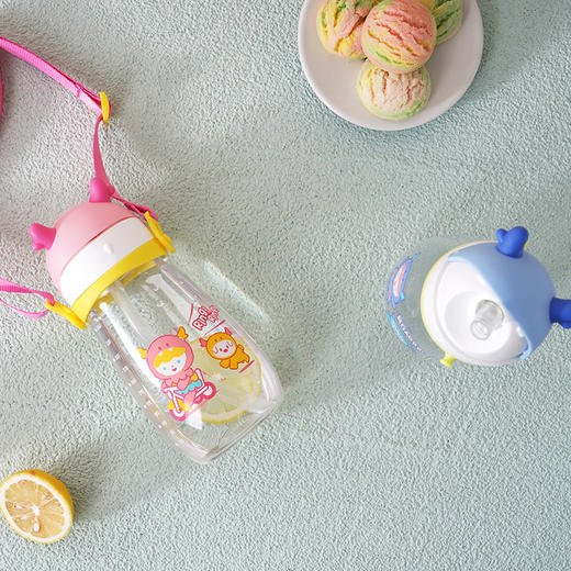 乐扣乐扣可爱小怪兽儿童水杯450ml ABF910 商品图2