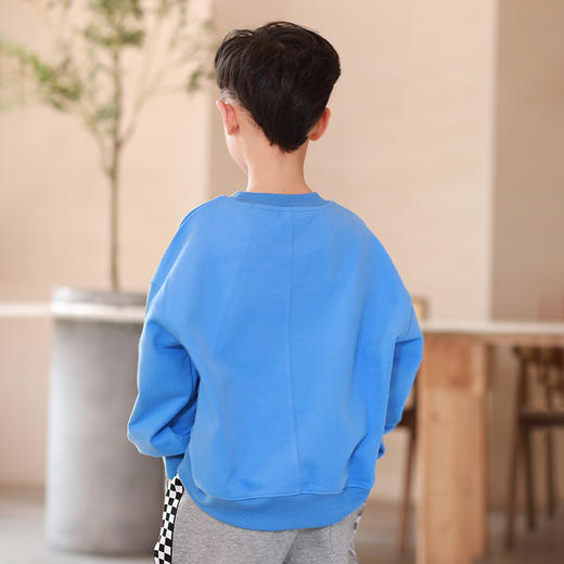 【2025反季抄底清仓】龙之涵  亲子款韩版宽松系列卫衣 中大童春款加厚全棉卫衣 婴幼儿A类标准 商品图5