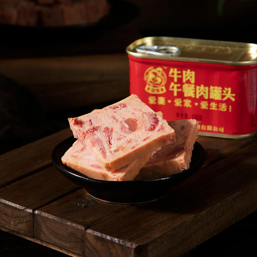 爱妻牛排火锅 牛肉午餐肉198g*6罐 一款你能真正吃到肉的午餐肉 [福利品] 商品图3