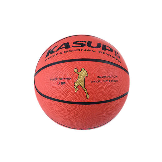 狂神篮球 5号橘高弹力橡胶加厚儿童教学训练0760 商品图0