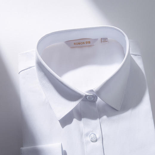 【专柜定制款】罗蒙春夏女装长袖衬衫女士正装商务通勤百搭基础款衬衣 商品图3