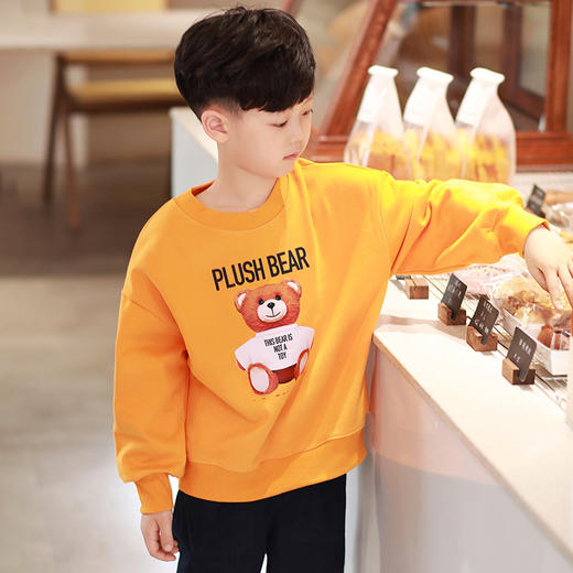 【综合】龙之涵 亲子款2022年春款加厚女童卫衣 中大童印花全棉卫衣 婴幼儿A类标准 商品图2