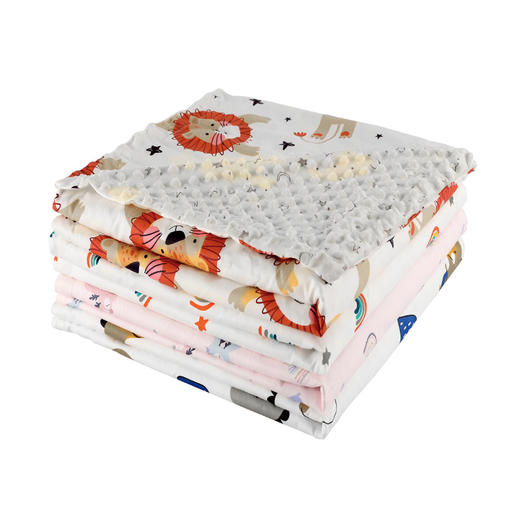 【轻盈大尺寸 超柔耐洗 感温变色】A类婴儿盖毯安抚豆豆毯感温表纯棉纱布新生儿包被宝宝抱毯儿童空调毯 商品图4