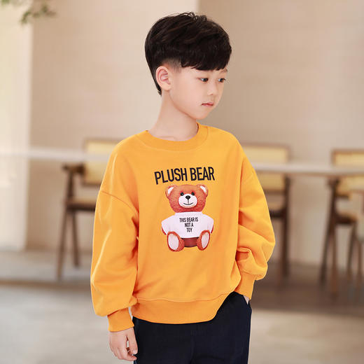 【综合】龙之涵 亲子款2022年春款加厚女童卫衣 中大童印花全棉卫衣 婴幼儿A类标准 商品图3