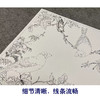 【大彩图】郎世宁工笔画白描底稿小品《仙萼长春册》樱桃临摹勾线高清打印稿LT08 商品缩略图4