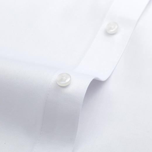 【60棉 定制款】罗蒙春秋男装长袖衬衫男士正装商务职业工装上班通勤男衬衣 商品图4