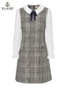 ELAND衣恋2022年春季新款洋气小香风知性文艺少女领结连衣裙女EEOWC12H1B 商品缩略图3