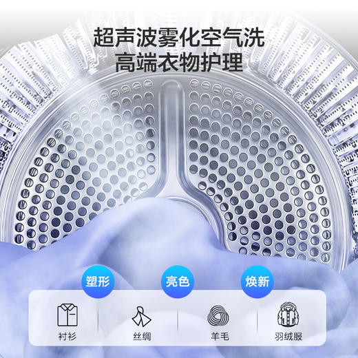 海尔洗烘套装 10Kg滚筒洗衣机全自动+10Kg双擎热泵烘干机家用 XQG100-BD14176LU1+HBNS100-FQ176U1 商品图4