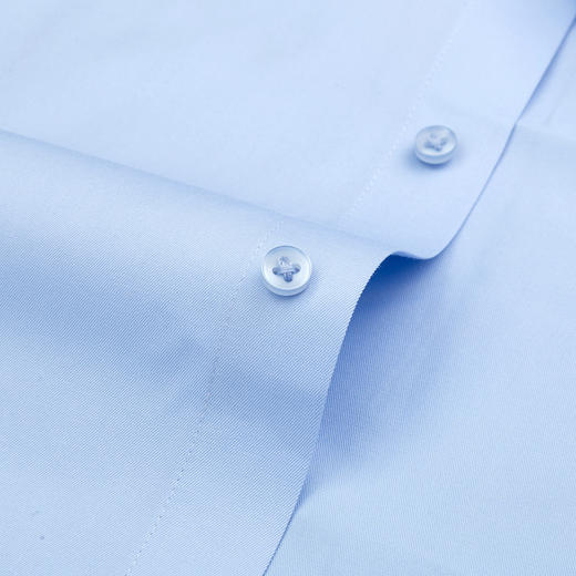 【60棉 定制款】罗蒙春秋男装长袖衬衫男士正装商务职业工装上班通勤男衬衣 商品图12