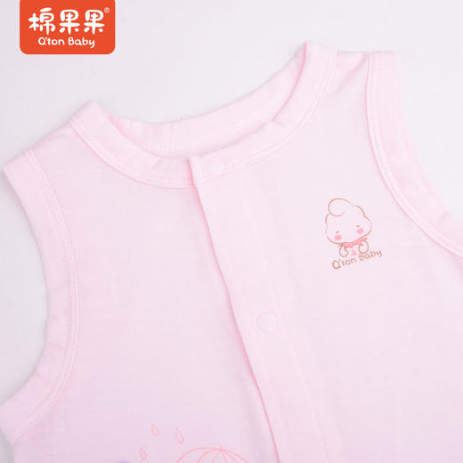棉果果夏款莫代尔无袖连体衣女童M221724422224 商品图1