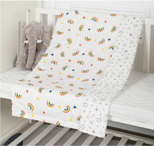 【轻盈大尺寸 超柔耐洗 感温变色】A类婴儿盖毯安抚豆豆毯感温表纯棉纱布新生儿包被宝宝抱毯儿童空调毯 商品图5