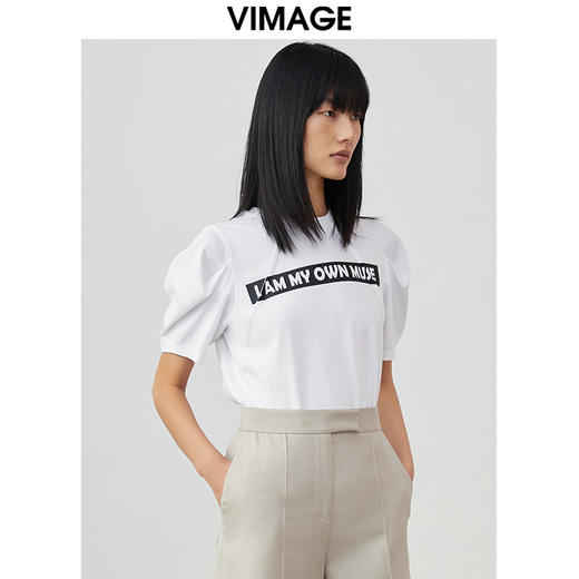 VIMAGE/纬漫纪V1702301T恤 商品图3
