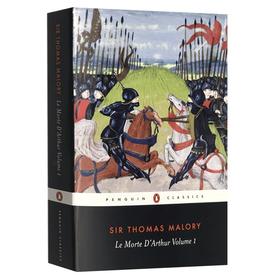 正版 亚瑟王之死1 英文原版 Le Morte d'Arthur Volume 1 亚瑟王与圆桌骑士传奇 英文版进口书籍