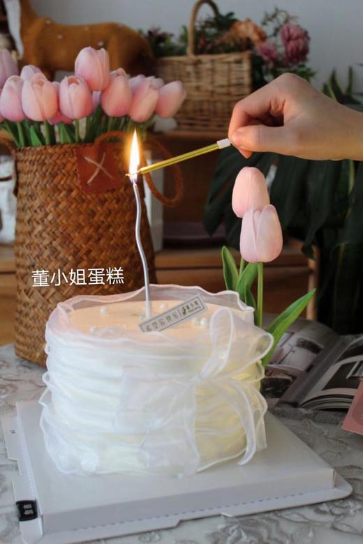 丝带款郁金香六寸 商品图0