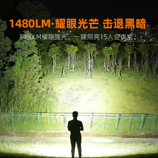 SUPERFIRE神火L6-U手电筒强光远射20W充电式户外超亮家用26650手电 商品图4