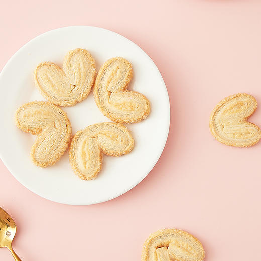 雅觅 蝴蝶酥210g 14枚手工烘焙办公室休闲零食糕点饼干薄脆 商品图2