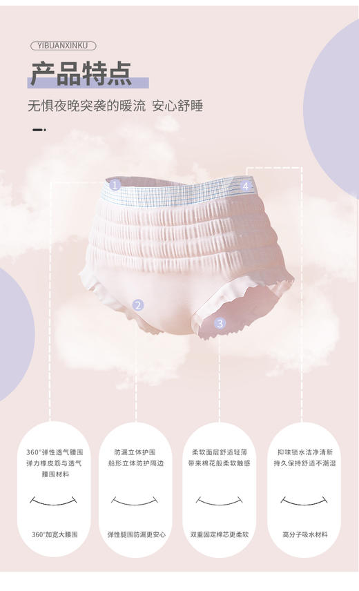 壹布·甜睡女王安睡裤 商品图4