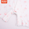 棉果果夏款女童莫代尔插肩对开短袖连体衣M221722422221 商品缩略图1