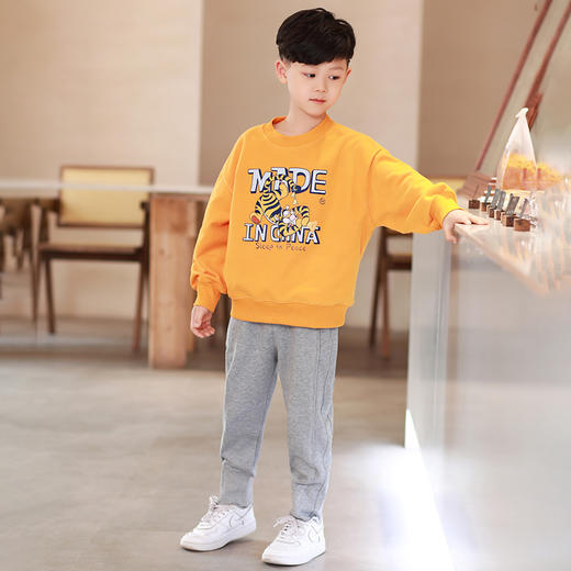 【24年反季特价清仓】龙之涵  儿童精品全棉酷版卫裤  婴幼儿A类全棉 商品图4