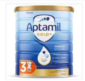 【海外直邮】澳洲Aptamil新西兰爱他美 金装婴儿配方奶粉 3段 900克 1-2岁适用