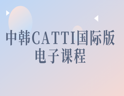 中韩CATTI国际版电子课程