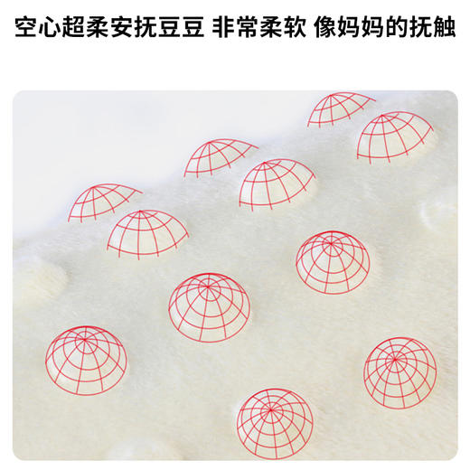 【3D触点设计 机洗手洗两不误】安抚豆豆毯包被婴儿毯子用品宝宝空调被幼儿园盖毯被儿童夏凉被子 商品图2