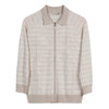 METTE22年春夏新品女士针织开衫时尚九分袖格子针织棉麻小外套 商品缩略图5