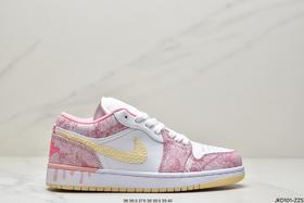 耐克乔丹Air Jordan 1 Low AJ1乔1低帮休闲板鞋553558-612女鞋