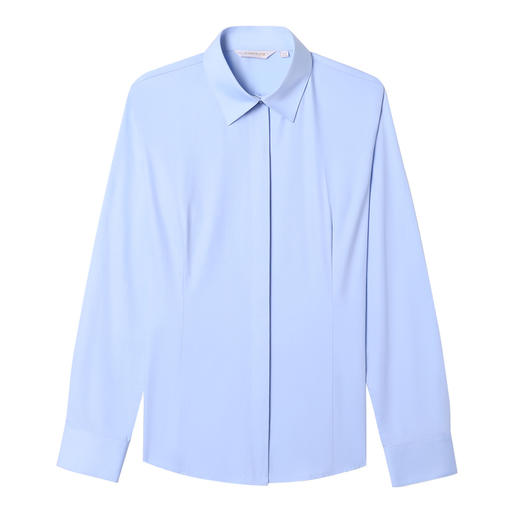 【60棉 定制款】罗蒙春秋女装长袖衬衫女正装商务职业工装上班通勤女衬衣 商品图8