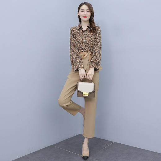 春装高级感轻熟风女装港味气质女神范洋气两件套装女 HR-XMR2285 商品图3