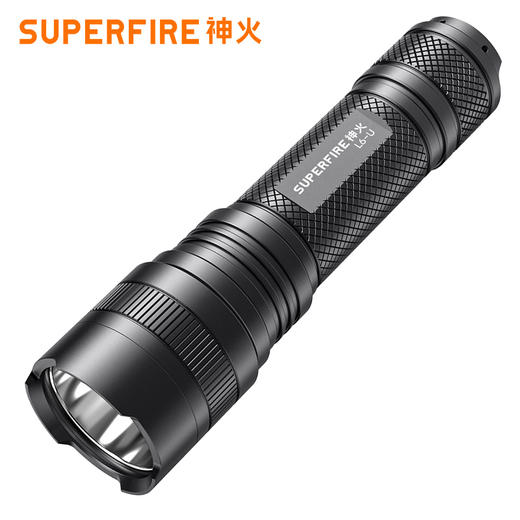 SUPERFIRE神火L6-U手电筒强光远射20W充电式户外超亮家用26650手电 商品图0
