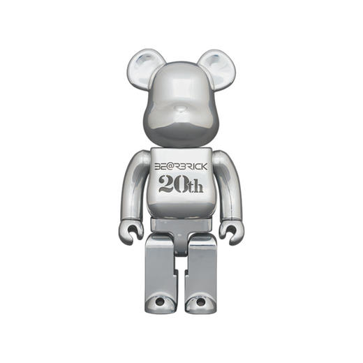 收藏系列 Be@rbrick 400%系列 电镀20周年 珠光白 商品图0