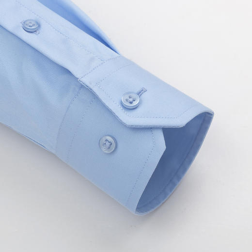 【60棉 定制款】罗蒙春秋男装长袖衬衫男士正装商务职业工装上班通勤男衬衣 商品图13