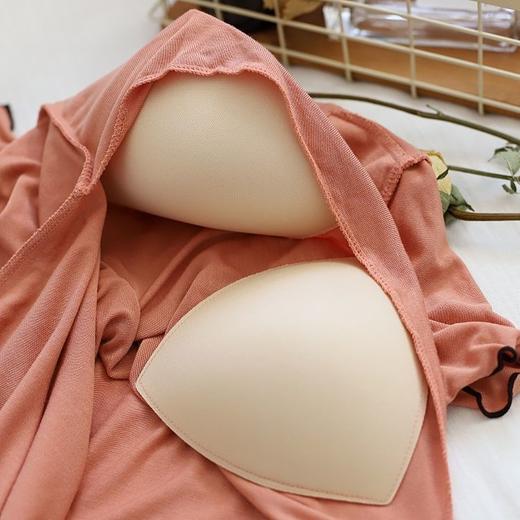 莫代尔睡裙女短袖夏天薄款弹力甜美少女200斤大码5XL家居服带胸垫 商品图6
