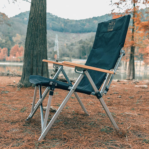 浙礼·野营野餐户外休闲钓鱼便携式折叠躺椅椅子 商品图3