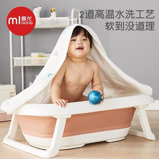 曼龙宝宝浴巾纯棉超柔吸水速干盖毯 商品图2