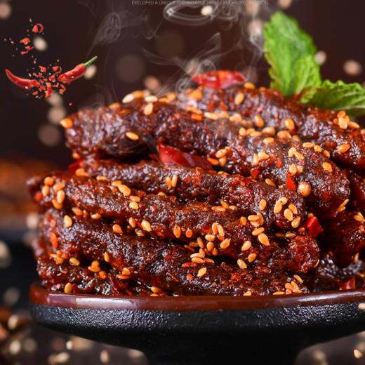 【3.4视频号】散500g 老川东牛肉干香辣味 / 五香味 商品图0