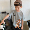韩国童装男童短袖夏装新款t恤儿童短袖圆领立体卡通刺绣上衣T恤潮 商品缩略图4