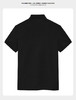太平鸟男装 夏季新款刺绣黑色POLO衫B1DBB2521 商品缩略图1
