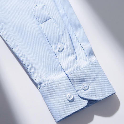 【专柜定制款】罗蒙春夏男装长袖衬衫男士正装商务通勤百搭棉质衬衣男 商品图7