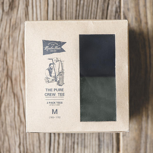 马登工装 美式复古白色t恤内搭短袖打底衫上衣男体恤 商品图9